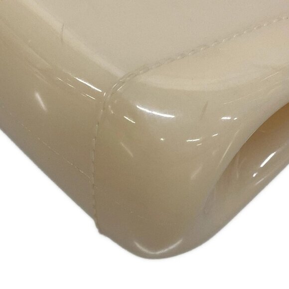 Auth FURLA Candy Beige Rubber Handbag - Picture 8 of 16